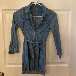 Girl’s denim dress